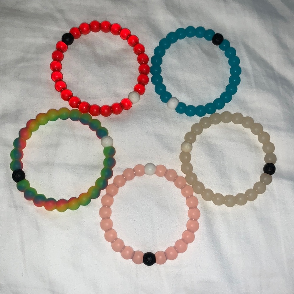 5 Lokai Bracelets Authentic